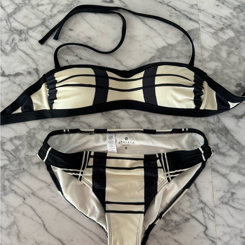 Athleta bikini swimsuit bottom M /top S